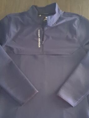 Under Armour Navy Quarter-Zip Performance Pullover